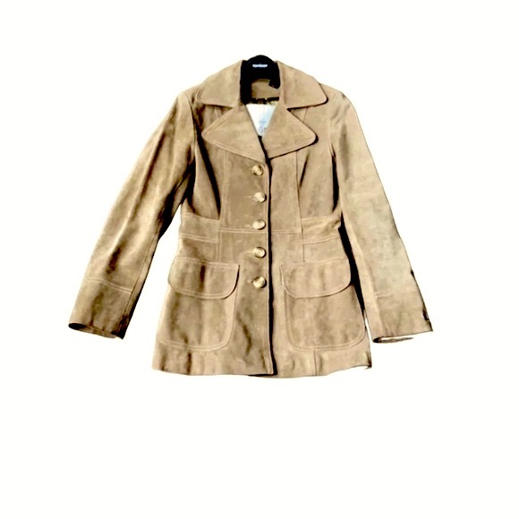 RARE Vintage Suede Coat ASO Joey Potter Dawson’s Creek - Picture 15 of 16